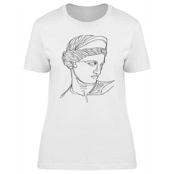 Greek Sculpture Sketch T-Shirt Women -Image by Shutterstock, Female 3X-Large