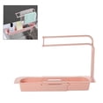 thumbnail image 2 of CHELIASD Telescopic Sink Holder,Expandable Storage Drain Basket Rack with Dish Cloth Hanger and Sponge Soap Holder Drainer Sink Tray for Home Kitchen Bathroom, 2 of 9