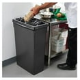 thumbnail image 2 of 23 Gallon Trash Can - Slim Black Kitchen Garbage Bin - Tall, Space Saving, Durable Plastic - Indoor Home, Office, Classroom Use, 2 of 5