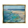 thumbnail image 5 of Stupell Industries Abstract Beach Landscape Pastel Cubism Painting Metallic Gold Framed Floating Canvas Wall Art, 24x30, by Third and Wall, 5 of 5