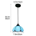 thumbnail image 3 of Linnome Rustic Style Pendant Light Vintage Single Head Hanging Ceiling Lamp for Kitchen Dining Room Bedroom Living Room Z1-A, 3 of 7