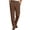 Brown, variant on Atkumj Suit Pants Men with Pockets Comfortable Great Drape Double‑Pleated Button Slacks Casual Loose Solid Color Straight Leg Trousers for Men for Office Daily S