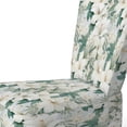 thumbnail image 4 of Designart "Minimalist Tropical Florals I" Green Tropical Upholstered Accent Chair - Tropical Arm Chair For Bedroom, 4 of 5