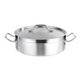 thumbnail image 3 of Olla de acero inoxidable para cocina de inducción con tapa fácil de limpiar 28cm, 3 of 9