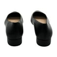 thumbnail image 7 of EASY SPIRIT Womens Black Removable Liner Arch Support Comfort Caldise Block Heel Slip On Leather Pumps 7.5 W, 7 of 7