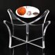 thumbnail image 4 of 2 uds. soporte de bola soporte de exhibición base de asiento de pie acrílico soporte de bola para baloncesto fútbol voleibol pelota de rugby (transparente) Feliz Sencillez, 4 of 4