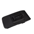 thumbnail image 5 of For Samsung Galaxy S23 Ultra Pouch Case Universal Vertical Canvas with Belt Clip Loop Holster Military Grade Cell Phone Holder Cover - Black, 5 of 7