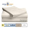 thumbnail image 1 of Gotcha Covered Luxe Bed Sheet Set Low Profile, Ivory - Twin, 1 of 1