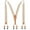 Beige, variant on Men's Suspender Heavy Duty Utility Clips Belt Clip-on Suspender
