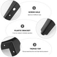 thumbnail image 2 of OULII 4Pcs Replacement Legs for Furniture Durable Iron Sofa Feet for Home, 2 of 8