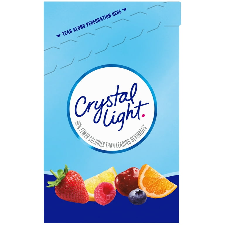 Crystal-Light Variety Pack 70 Flavored Drink Mix Packets In Lemonade, Fruit Punch