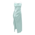 thumbnail image 4 of EliteGoogv Womens Dresses Spaghetti Strap Off Shoulder Long Dresses For Women Side Slit Flowy Fit Summer Dresses Date Night Vacation Party Dresses BU2, 4 of 5
