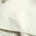 thumbnail image 6 of Lush Decor 100% Polyester Avon Textured Ruffle Quilt White 3Pc Set Full/Queen, 6 of 11