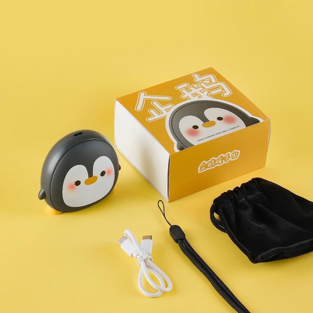 Giaone Safe Hand Warmer Compact Cartoon Design 3 Temperature Rechargeable Type