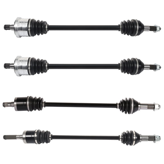 cciyu Front/Rear Left Right CV Axle fit for 2013-2015 for Can-Am Maverick 1000R Max 705401235 705401236