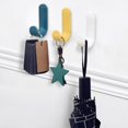 thumbnail image 3 of Plastic J-Type Hook Nordic Style Strong Non-Punch Household Coat Hook Door Adhesive Organize The Covenient Gadget, 3 of 3