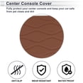 thumbnail image 4 of Car Center Console Cover with Storage Bag for Mercedes-Benz S Class 2021-2022 Brown 1 Set, 4 of 7