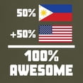 thumbnail image 3 of CafePress - Awesome Filipino American T Shirt - Men's Classic Graphic Cotton T-Shirt, 3 of 4