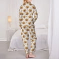 thumbnail image 6 of Goofa Labrador Retriever Dog Printed Women’s 2 Piece Pajama Set Super,Pajamas Women's Long Sleeve Sleepwear Soft Button Down Loungewear Pjs Lounge Set Nightwear-Small, 6 of 9