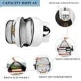 thumbnail image 3 of FORMRS Unisex School Backpack 17" Student Travel Bag with Laptop Compartment, Blue Cute Cat, 3 of 7