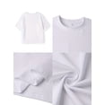 thumbnail image 3 of Camiseta gráfica para niña con el centenario del colegio: algodón suave, cuello redondo e informal con elementos escolares coloridos. Ropa informal de verano para niñas. Camisas para niñas. Ropa de d, 3 of 7