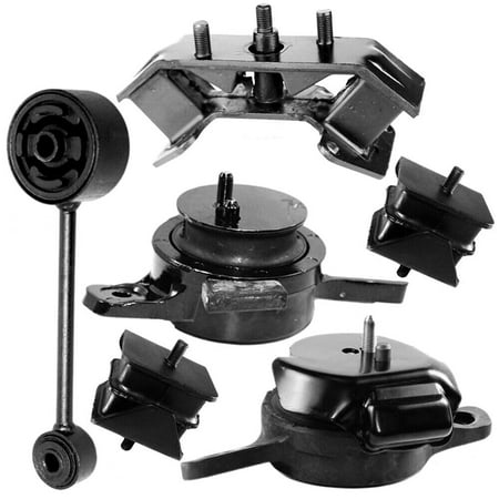 4M Auto Parts Engine Mounts Engine Torque Strut Mount & Automatic Transmission (3 Stud Design) 6PCS Set. Parts 9616 9835 9836 9024 9024 9552
