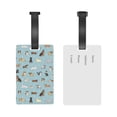 thumbnail image 5 of Hirioo Dog Pets for Luggage ID Tag with Adjustable Strap Travel Baggage Bag Tags Suitcase Identify Labels for Women Men, 5 of 7