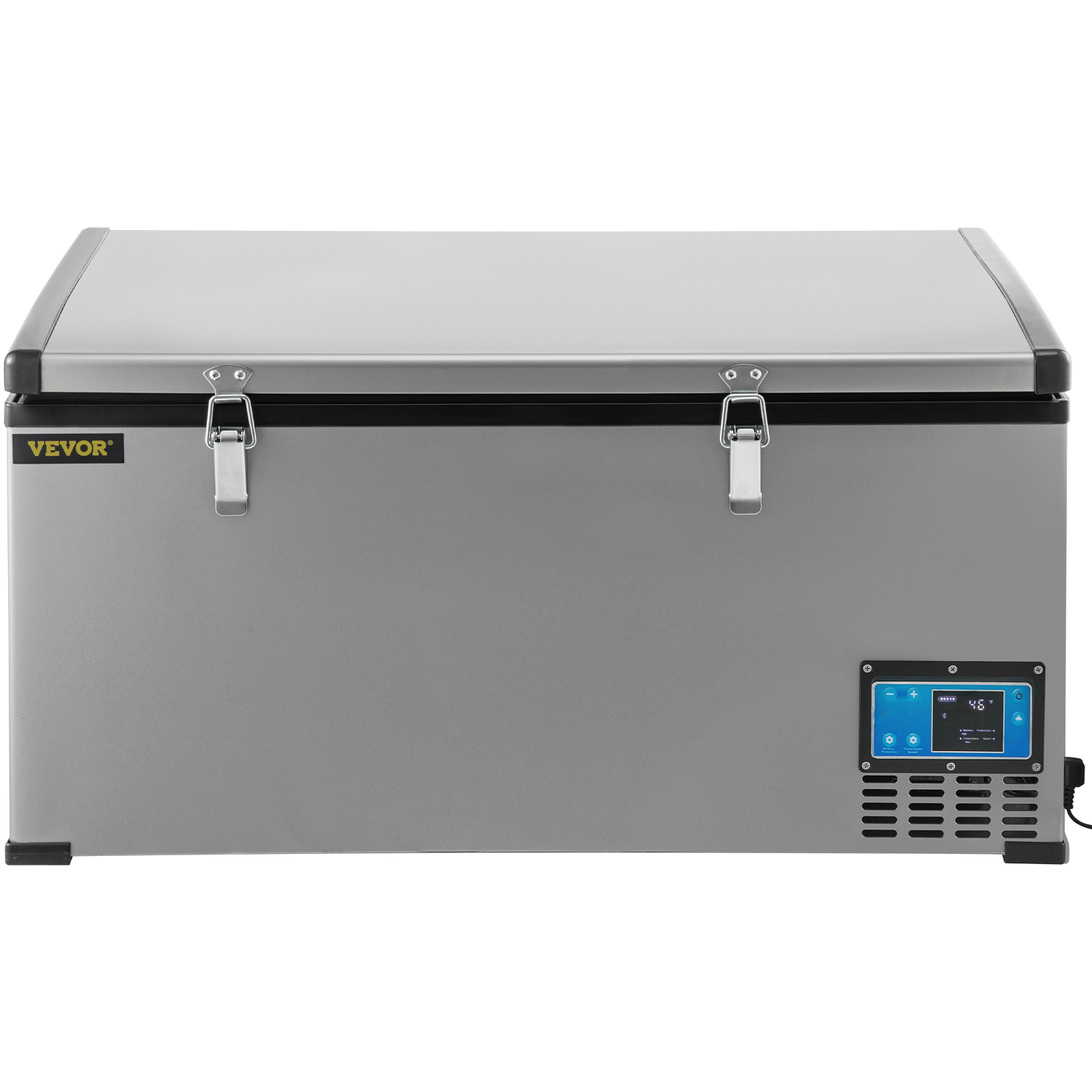 BENTISM Car Refrigerator, 40Qt/38L, 12v Portable Freezer with Dual Zone, 12/24V DC & 110-240V AC Electric Compressor Cooler w/ -4-68 Cooling Range, for Car Truck Vehicle RV Boat Outdoor & Home use