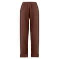 thumbnail image 7 of Girls Capri Pants Summer Trendy Linen Cropped Trouser with Pockets Beach Casual Cruise Fashion Capris Clothes, 7 of 7
