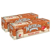Waterloo Sparkling Water, Spiced Apple, 12 fl oz, 24 Pack Cans