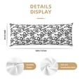 thumbnail image 3 of Fotbe Snake Funda para Almohada Corporal con Diseño, Funda de Microfibra Ultrasuave de 20x54 Pulgadas, Ropa de Cama Elegante, 3 of 7