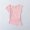 Pink, variant on 2 Pcs Women Open Back Sleeveless Workout Tops Crew Neck Ruched Side Tanks Athletic Casual Loose Shirts