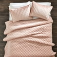thumbnail image 6 of Better Homes & Gardens Blush Pink Soft Velvet Embroidered Pillow Shams, Standard (2 Count), 6 of 6
