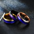 thumbnail image 3 of Anillo de acero inoxidable para hombre y mujer, sortija de 5 colores que cambian de Color, con sensación de movimiento y sensación de temperatura, joyería fina, 3 of 4
