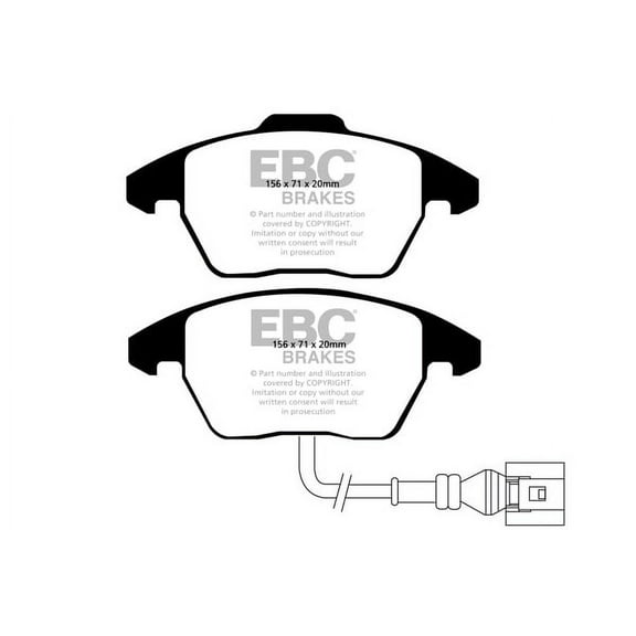 UD1107/ EBC OE Brake Pads Fits select: 2005-2007,2009-2018 VOLKSWAGEN JETTA