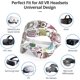 thumbnail image 4 of VR - Funda para máscara de ojos transpirable, diseño de bandas de sudor de tamaño ajustable, acolchado HMD para uso en entrenamientos de realidad virtual, con auriculares de realidad, 4 of 4