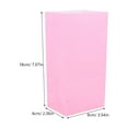 thumbnail image 2 of ROSENICE Bulk Pink Kraft Paper Bags 50Pack Simple Design for Present Wrapping and Party Favors 11.8x3.5x2.4in, 2 of 8