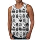 thumbnail image 2 of Camiseta sin mangas de cuello redondo para hombre, ropa de ocio, fitness, para el hogar, pijama, camiseta con estampado a color, blusa deportiva de poliéster para hombre, 2 of 4