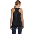 thumbnail image 4 of Bella Ladies Flowy Racerback Tank, XL, Neon Pink, 4 of 6