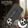 thumbnail image 2 of CoverON For Apple iPhone 15 Pro Case, Military Grade Heavy Duty Full Body Phone Kickstand Cover, Black, 2 of 8