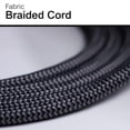 thumbnail image 3 of Tira Multicontactos GE Negro Gris con Supresor de Picos y Cable Trenzado 4.5 m, 3 of 7