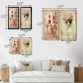 thumbnail image 4 of Designart "Victorian Lady Amid Rustic Pink Roses I" Rose Framed Wall Art Set Of 2 - Traditional Pink Framed Wall Art Set Of 2, 4 of 6