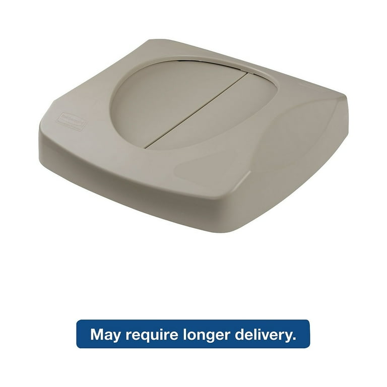 Untouchable Square Swing Top Lid, 16w x 16d x 4h, Gray Untouchable Square Swing Top Lid, 16w x 16d x 4h, Gray
