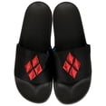 thumbnail image 3 of Harley Quinn Diamond Logo Sandal Slides-Medium, 3 of 3