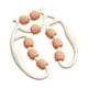 thumbnail image 2 of Masajeador de piernas con rodillo muscular de 9 ruedas, multifuncional, circular, con abrazadera para piernas. Naranja, 2 of 9