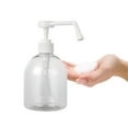 thumbnail image 3 of 4pcs Empty Hand Sanitizer Bottles Refillable Plastic Container Transparent Gel Bottle for Home Office, 3 of 5