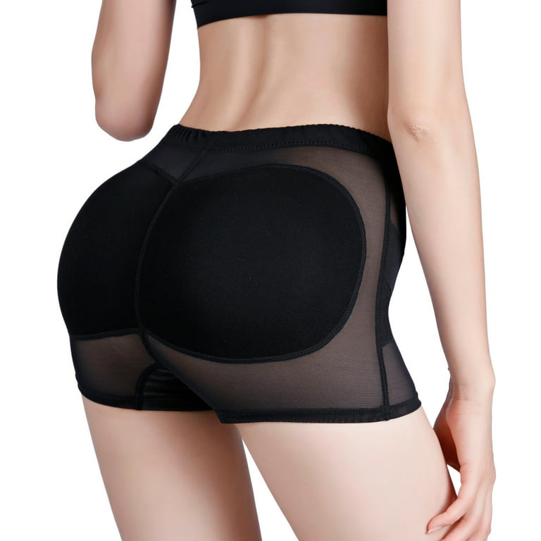 Silicone Butt Hip Enhancer Shaper Panties Underwear, Women Butt Pads  Enhancer Panties Padded Hip Seamless Fake Padding Briefs, for Skirts,  Dresses