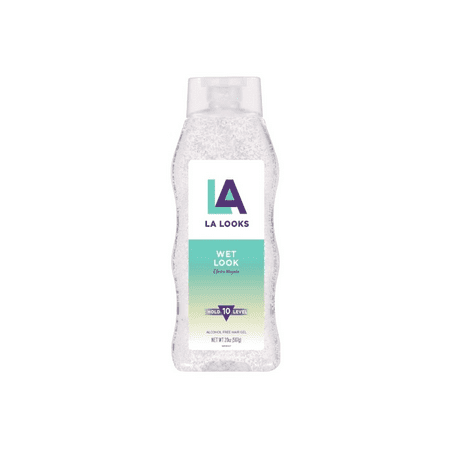 LA Looks Wet Look Hold Level 10 Styling Gel 20 oz Pack of 6