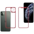 thumbnail image 1 of Mignova [Camera Armor] iPhone 11 Screen Protector Glass, Front & Back 9H Hardness Tempered Glass Screen Protector [Titanium Edge] Anti-Scratch 0.26mm HD for iPhone 11 6.1 Inch(Red), 1 of 7