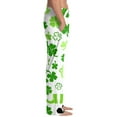 thumbnail image 6 of Men's St Patrick's Day Print Comfortable Casual Drawstring Pants Full Length Lounge Pants Soft Polyester Spring Summer Wear 2026 Light Green M, 6 of 7